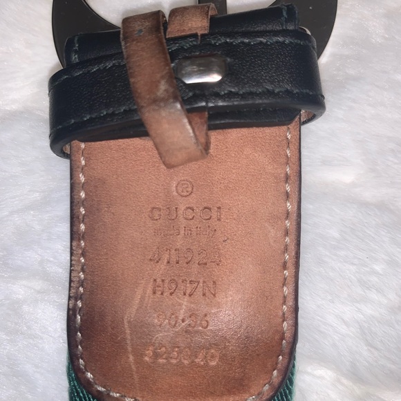 Gucci Web belt with G buckle - Picture 4 of 4